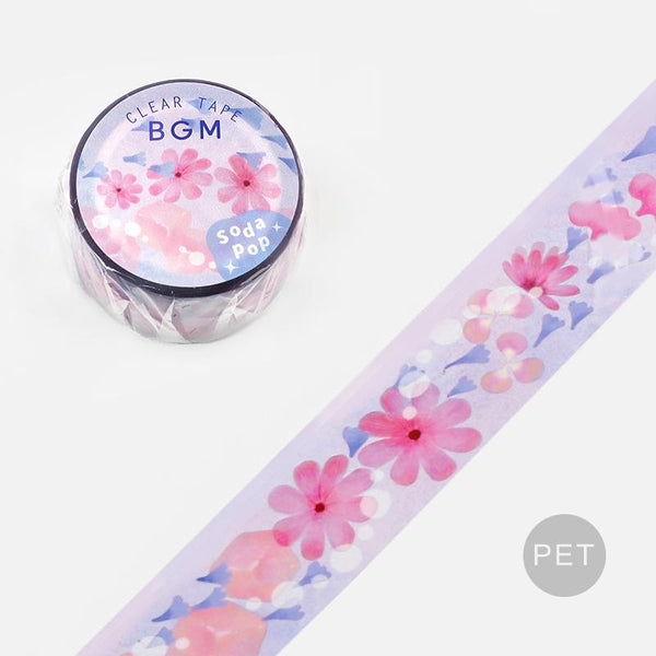 Load image into Gallery viewer, BGM Floral Cider Clear Tape
