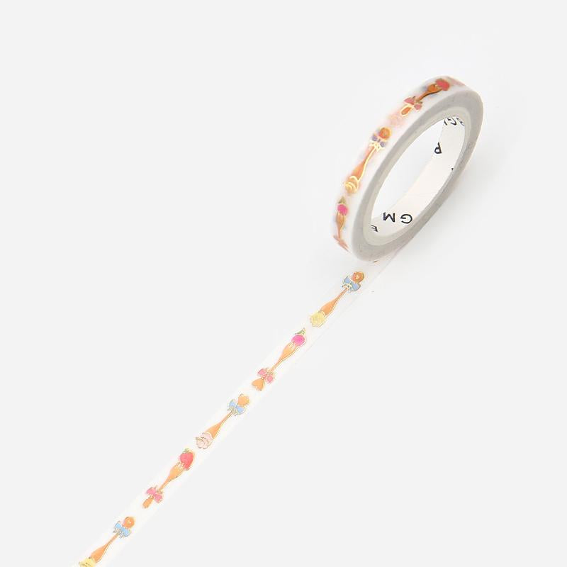 BGM Fork And Knife Masking Tape — BGM masking tape — decorative paper tape for journaling and scrapbooking, at Cityluxe Singapore
