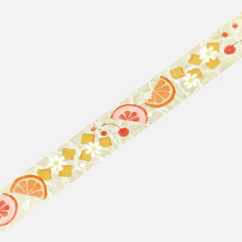 BGM Citrus Cider Clear Tape — BGM clear tape — transparent adhesive tape, at Cityluxe Singapore