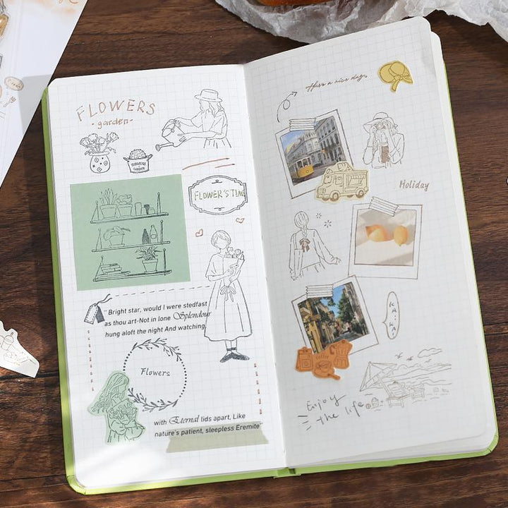 BGM Holidays Clear Stamp — BGM rubber stamp — decorative stamp for journaling and paper craft, at Cityluxe Singapore