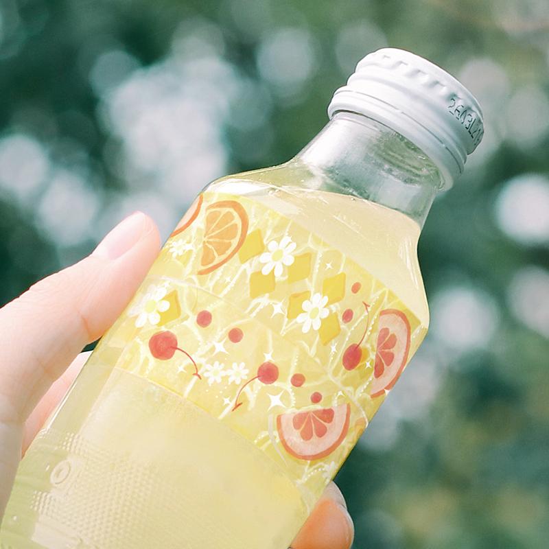 BGM Citrus Cider Clear Tape — BGM clear tape — transparent adhesive tape, at Cityluxe Singapore