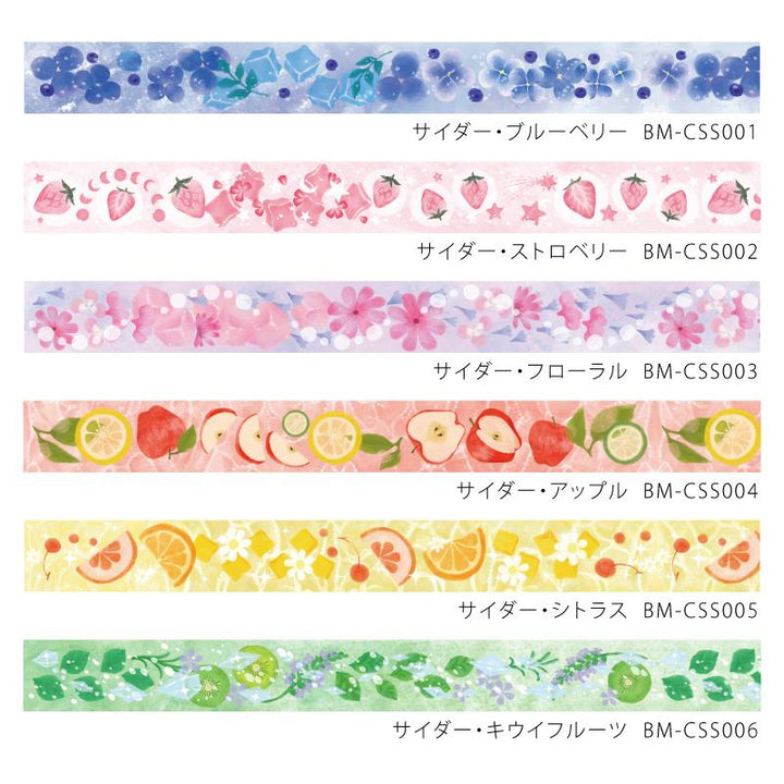 BGM Strawberry Cider Clear Tape — BGM clear tape — transparent adhesive tape, at Cityluxe Singapore