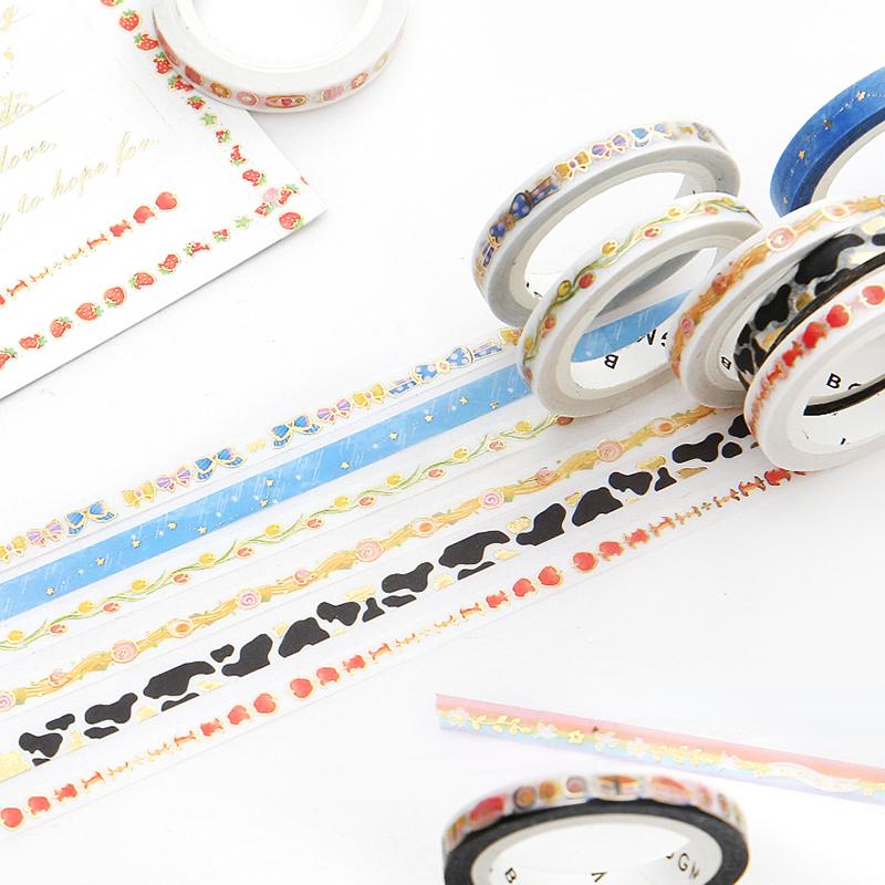 BGM Fork And Knife Masking Tape — BGM masking tape — decorative paper tape for journaling and scrapbooking, at Cityluxe Singapore