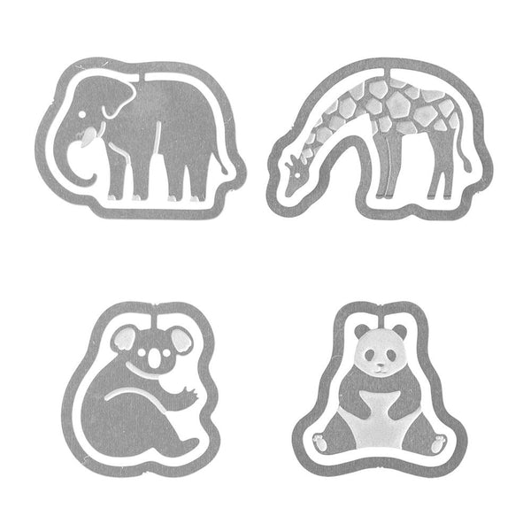 Load image into Gallery viewer, Midori E-Clips Paper Clip Etching Clips Dog / Cat / Rabbit / Bird / Zoo / Dinosaur
