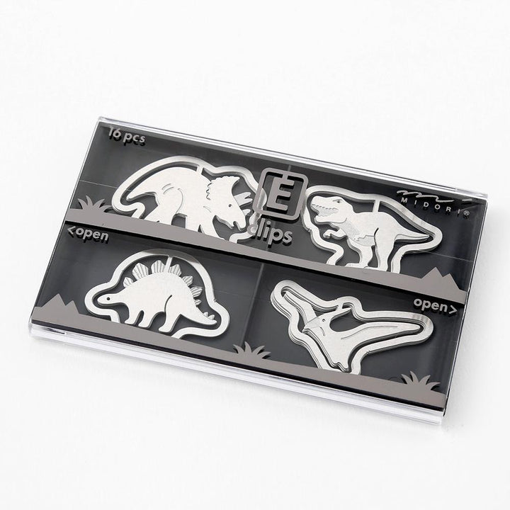 Midori E-Clips Paper Clip Etching Clips Dog / Cat / Rabbit / Bird / Zoo / Dinosaur/ Fruit/ Stationary