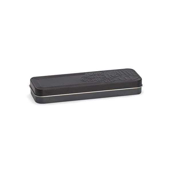 Kaweco Black Tin Box Long — front view