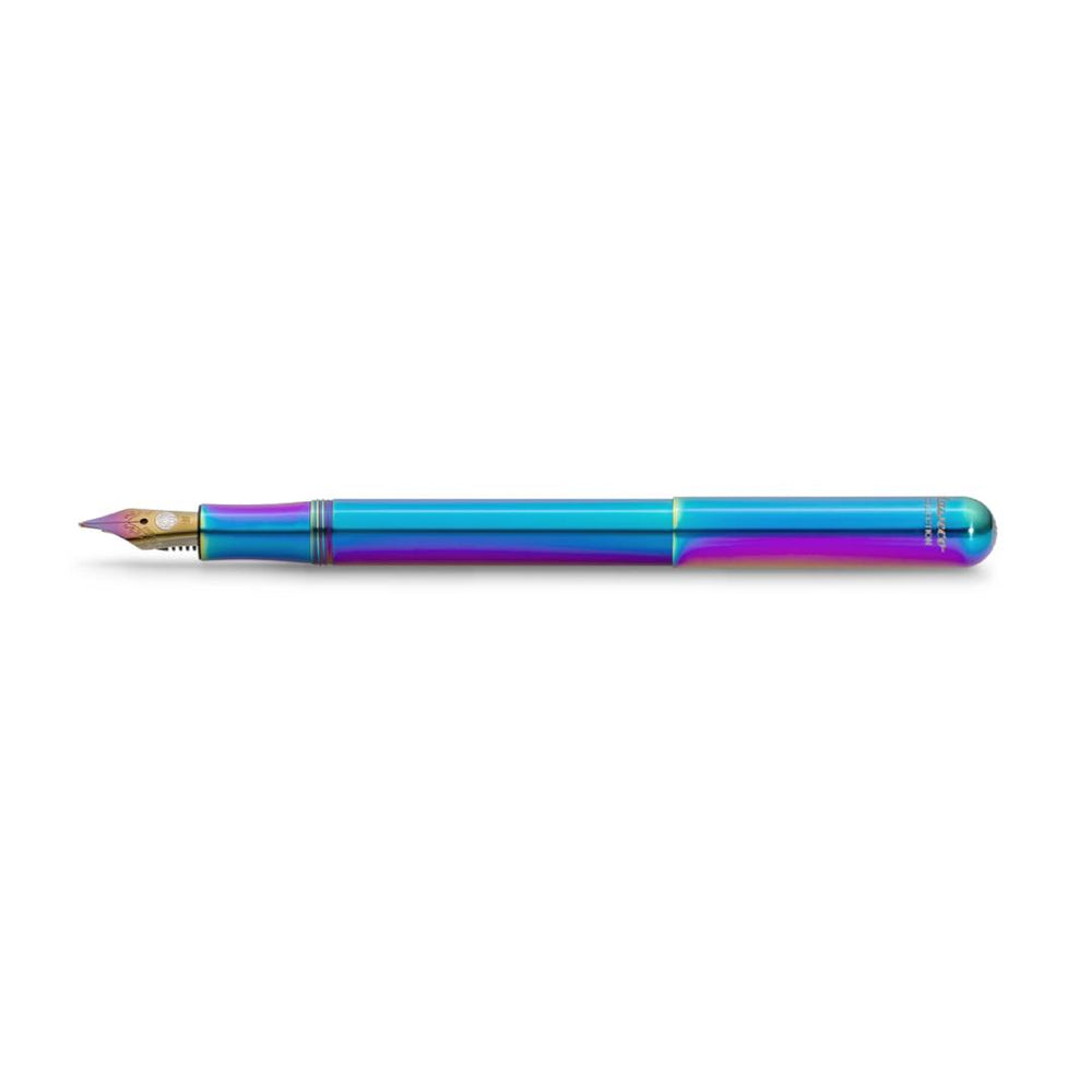 Kaweco Collection Fountain Pen - Liliput Kolibri with iridescent rainbow finish, inspired by hummingbird plumage