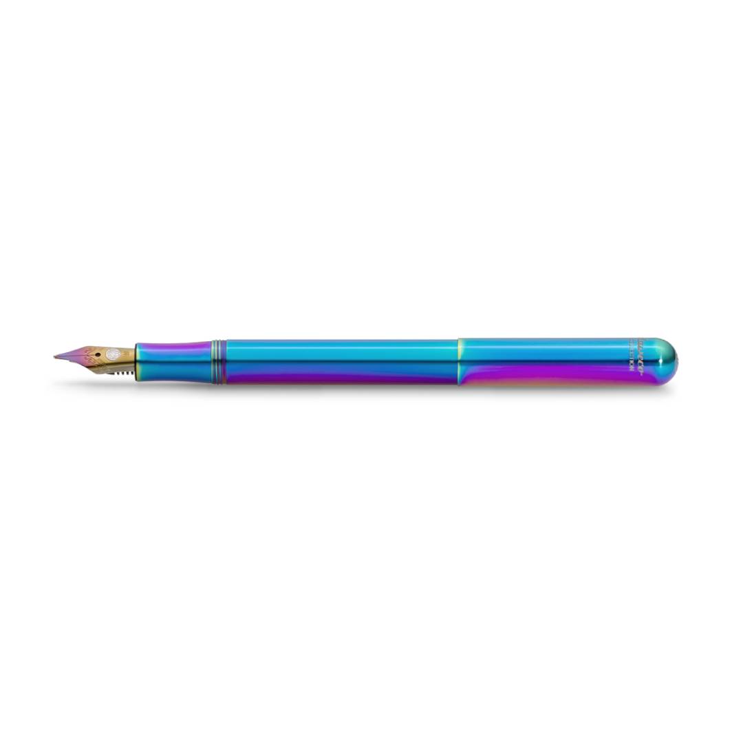 Kaweco Collection Fountain Pen - Liliput Kolibri with iridescent rainbow finish, inspired by hummingbird plumage