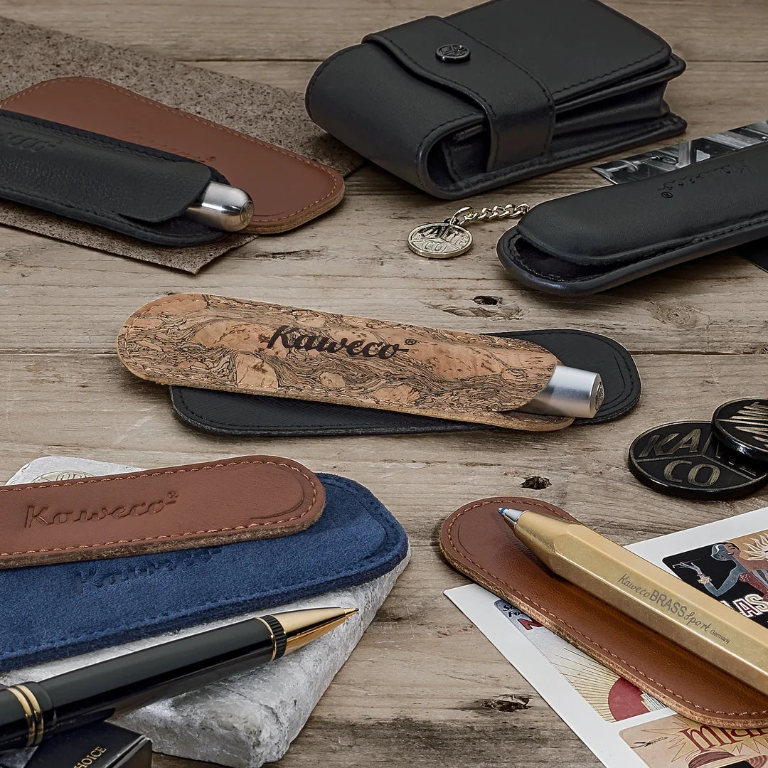 Kaweco ECO Leather Pouch for Long Pen – lifestyle