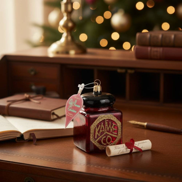 Kaweco Glass Ink Bottle Ornament - Bordeaux