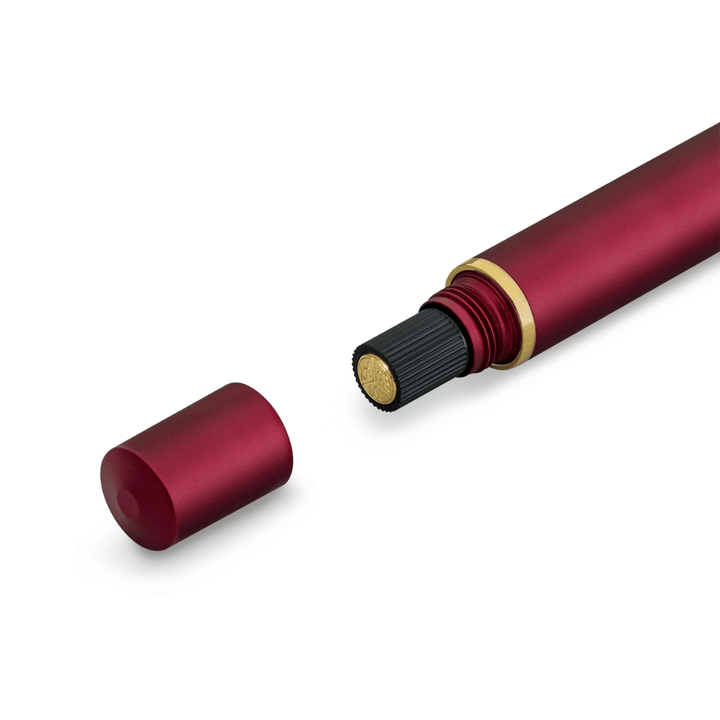 Kaweco Piston Sport AL Solo Fountain Pen - Bordeaux/Gold