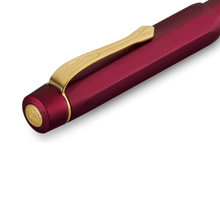Kaweco Piston Sport AL Solo Fountain Pen - Bordeaux/Gold