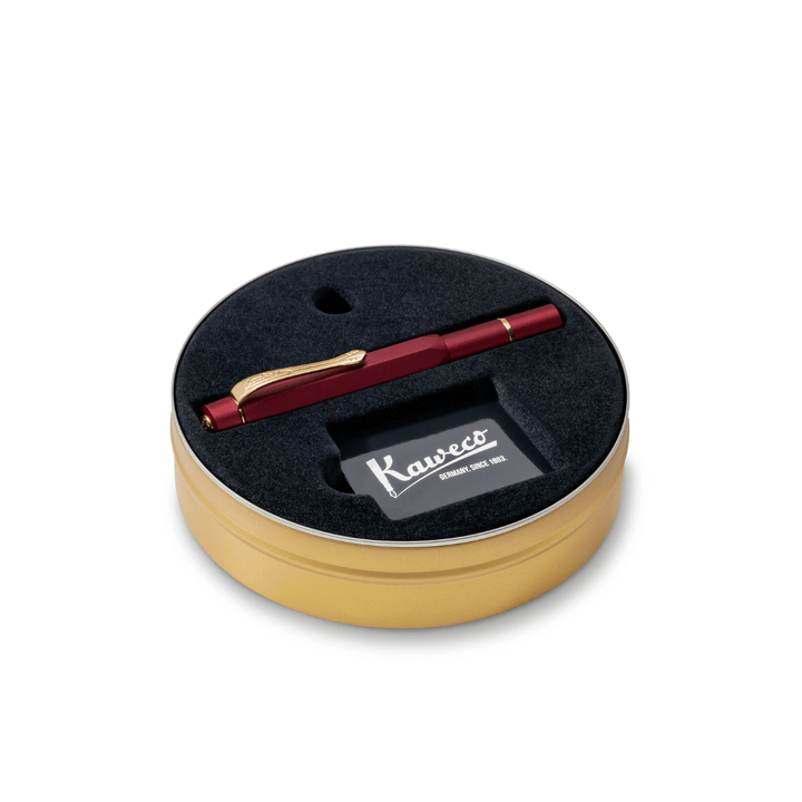 Kaweco Piston Sport AL Solo Fountain Pen - Bordeaux/Gold