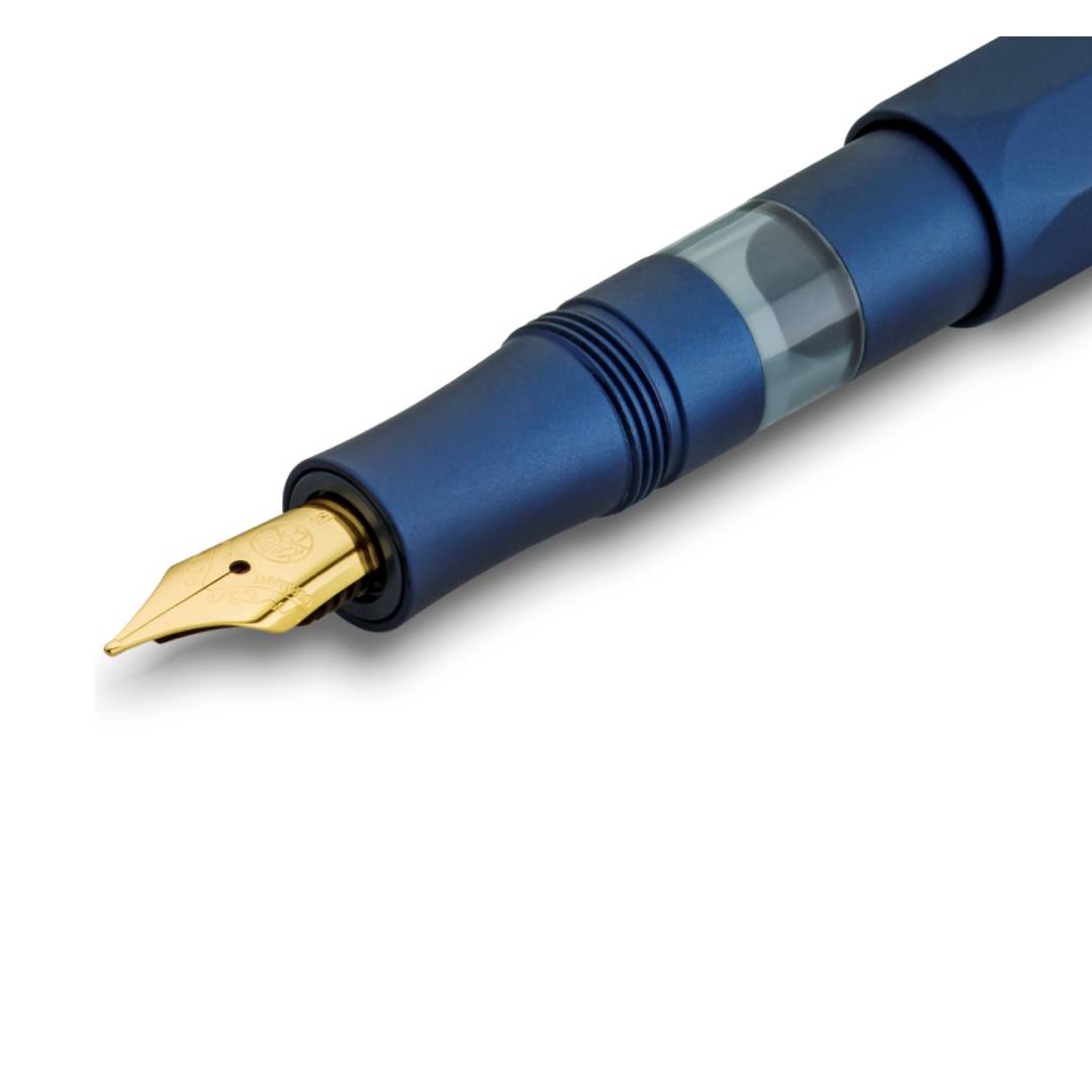 Kaweco Piston Sport AL Navy Fountain Pen | Cityluxe