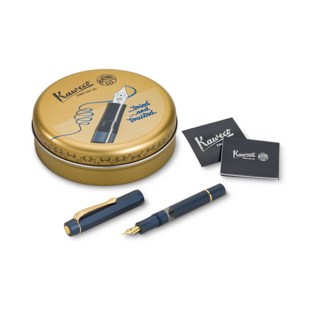 Kaweco Piston Sport AL Fountain Pen - Navy