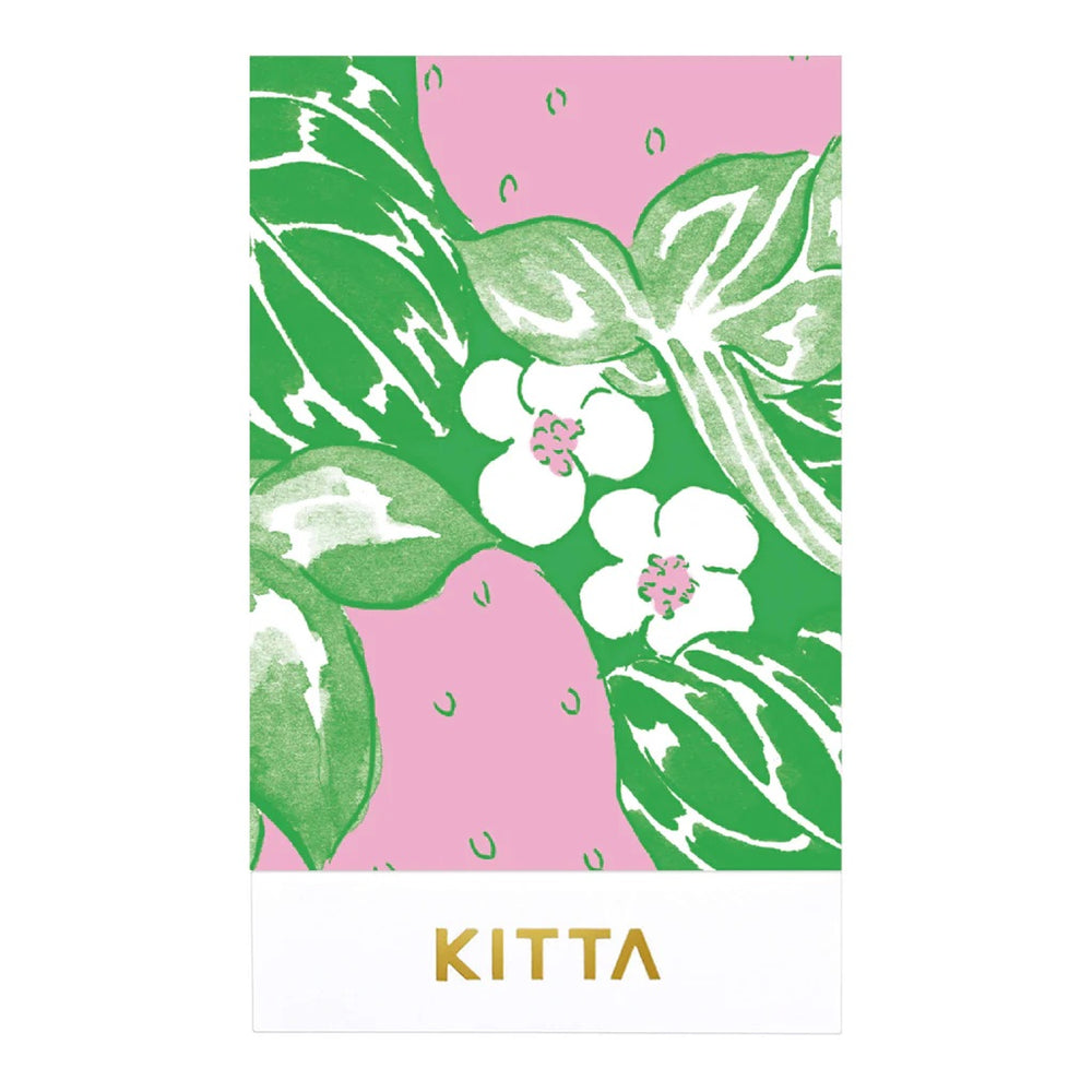 KITTA Masking Tape in Plant — KITTA masking tape — decorative paper tape for journaling and scrapbooking, at Cityluxe Singapore