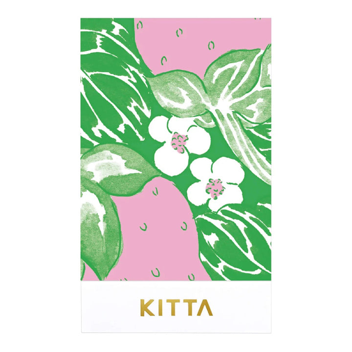 KITTA Masking Tape in Plant — KITTA masking tape — decorative paper tape for journaling and scrapbooking, at Cityluxe Singapore
