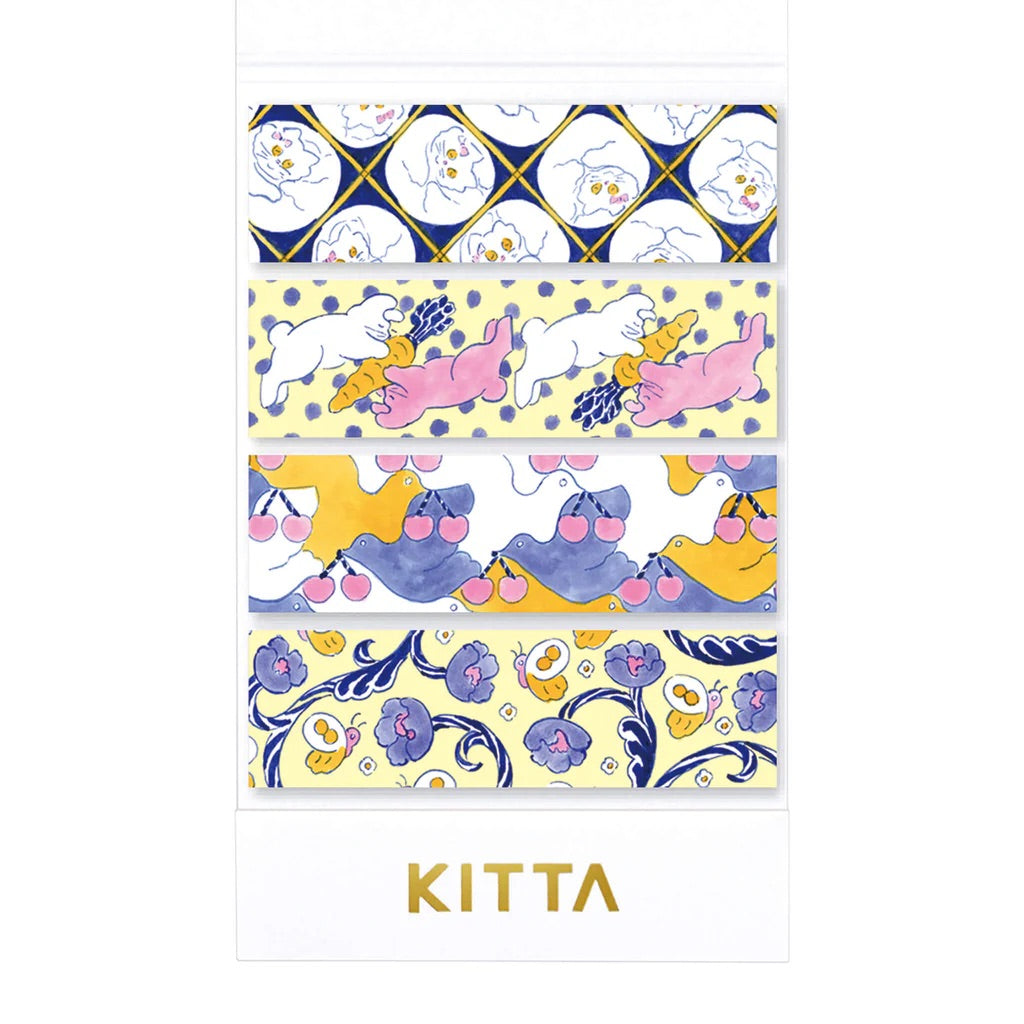 KITTA Masking Tape in Animal — KITTA masking tape — decorative paper tape for journaling and scrapbooking, at Cityluxe Singapore