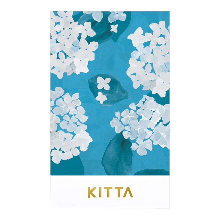 KITTA Masking Tape in Flower 7 — KITTA masking tape — decorative paper tape for journaling and scrapbooking, at Cityluxe Singapore