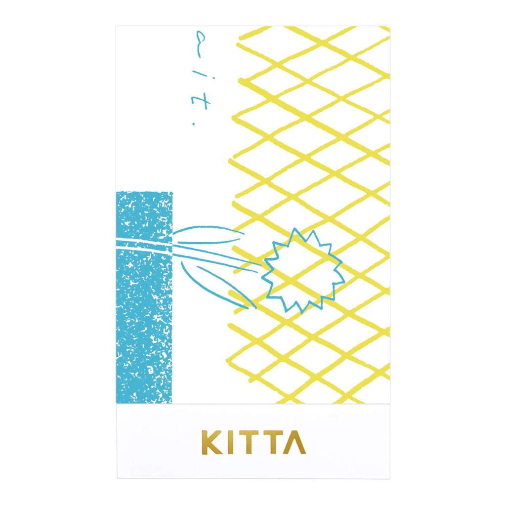 KITTA Masking Tape in Message 2 — KITTA masking tape — decorative paper tape for journaling and scrapbooking, at Cityluxe Singapore