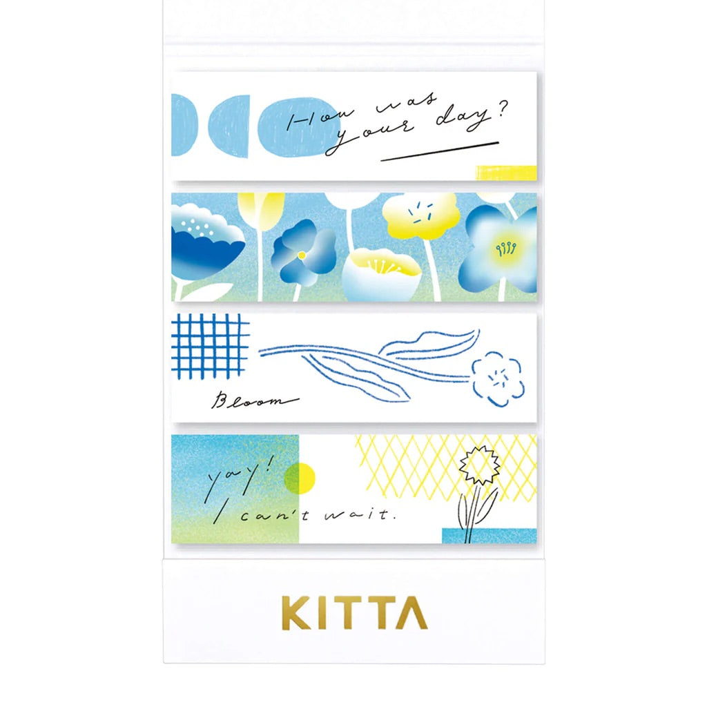 KITTA Masking Tape in Message 2 — KITTA masking tape — decorative paper tape for journaling and scrapbooking, at Cityluxe Singapore