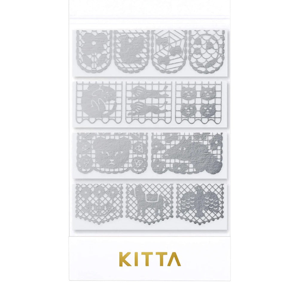 KITTA Masking Tape in Lace — KITTA washi tape — decorative Japanese paper tape for journaling, at Cityluxe Singapore