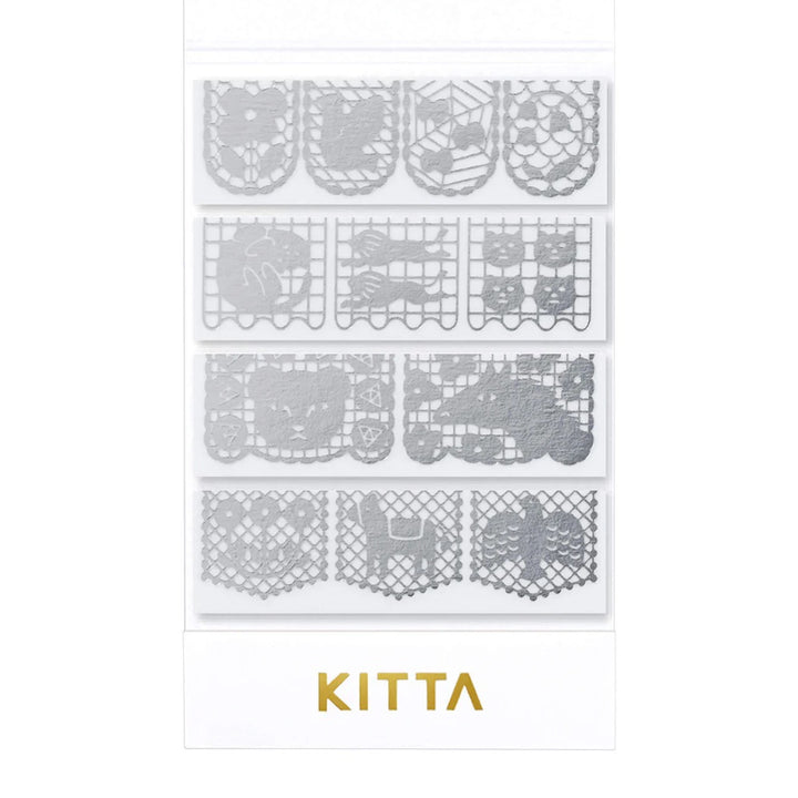 KITTA Masking Tape in Lace — KITTA washi tape — decorative Japanese paper tape for journaling, at Cityluxe Singapore