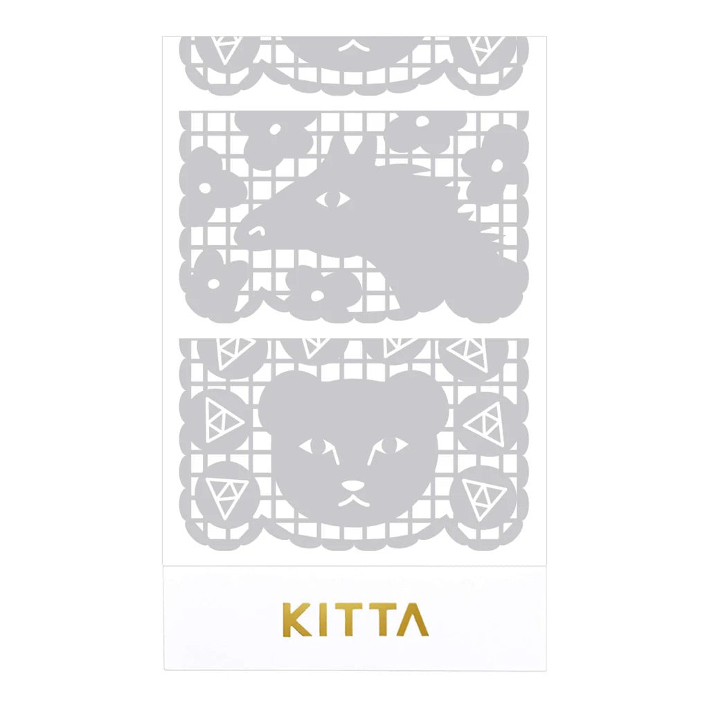 KITTA Masking Tape in Lace — KITTA washi tape — decorative Japanese paper tape for journaling, at Cityluxe Singapore