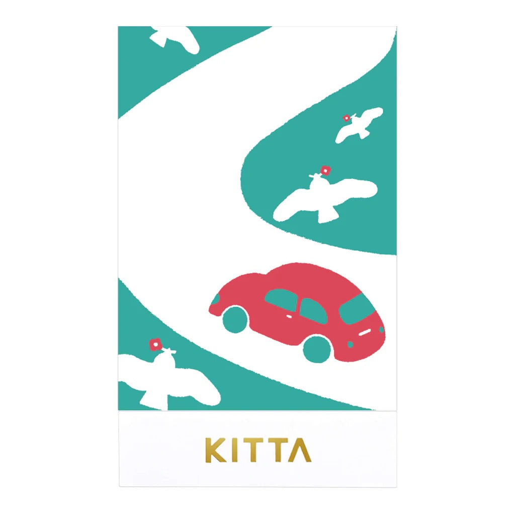 KITTA Masking Tape in Clear Landscape — KITTA masking tape — decorative paper tape for journaling and scrapbooking, at Cityluxe Singapore