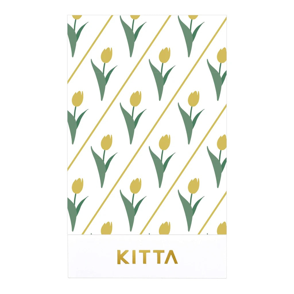 KITTA Masking Tape in Clear Gift (Gold Foil) — KITTA washi tape — decorative Japanese paper tape for journaling, at Cityluxe Singapore