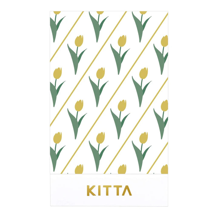 KITTA Masking Tape in Clear Gift (Gold Foil) — KITTA washi tape — decorative Japanese paper tape for journaling, at Cityluxe Singapore