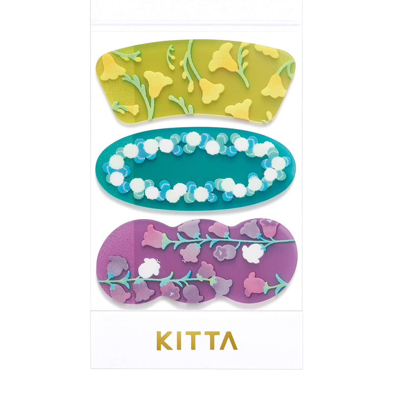 KITTA Clear Tape - Flower Pieces – detail view