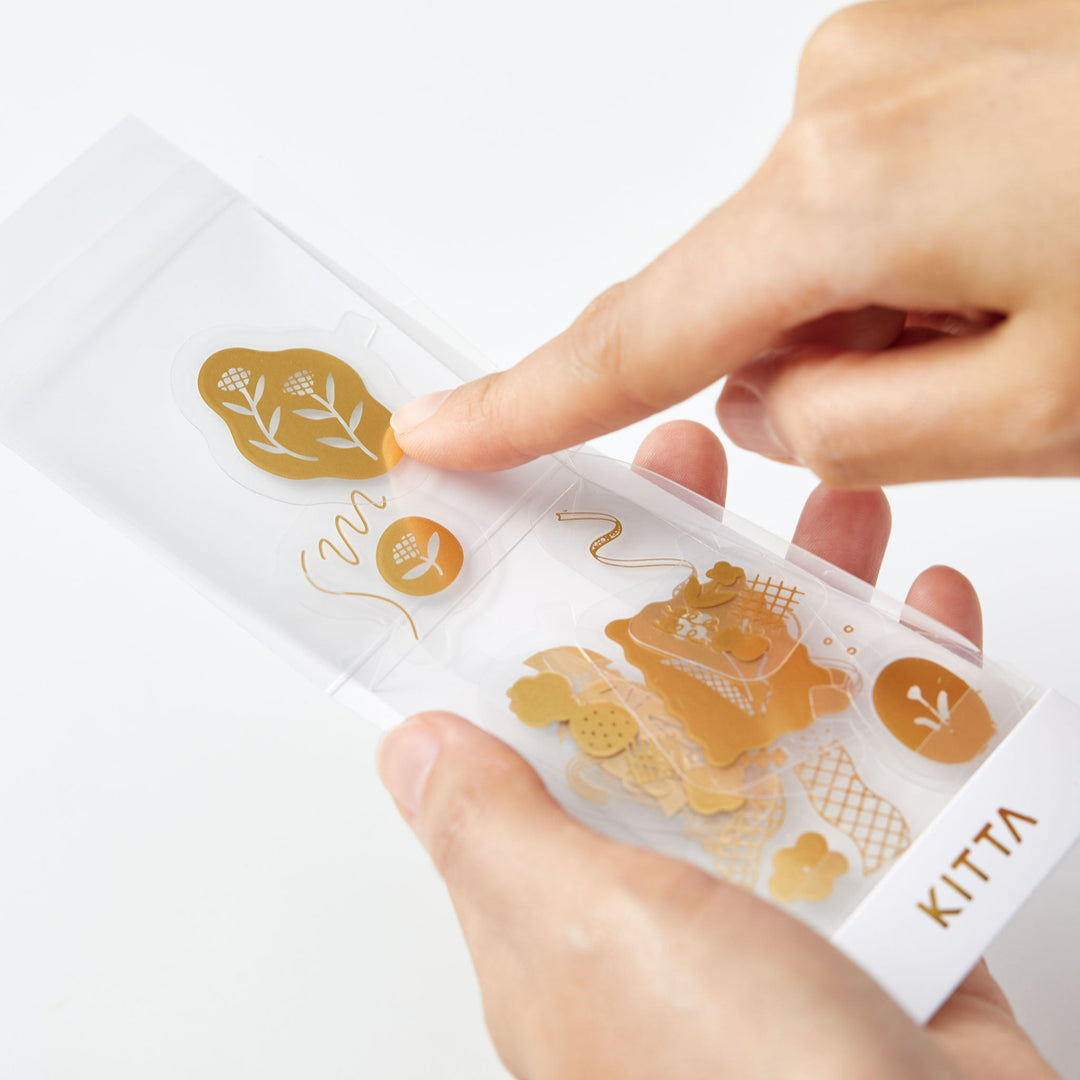 KITTA Flake Stickers - Humming – usage example