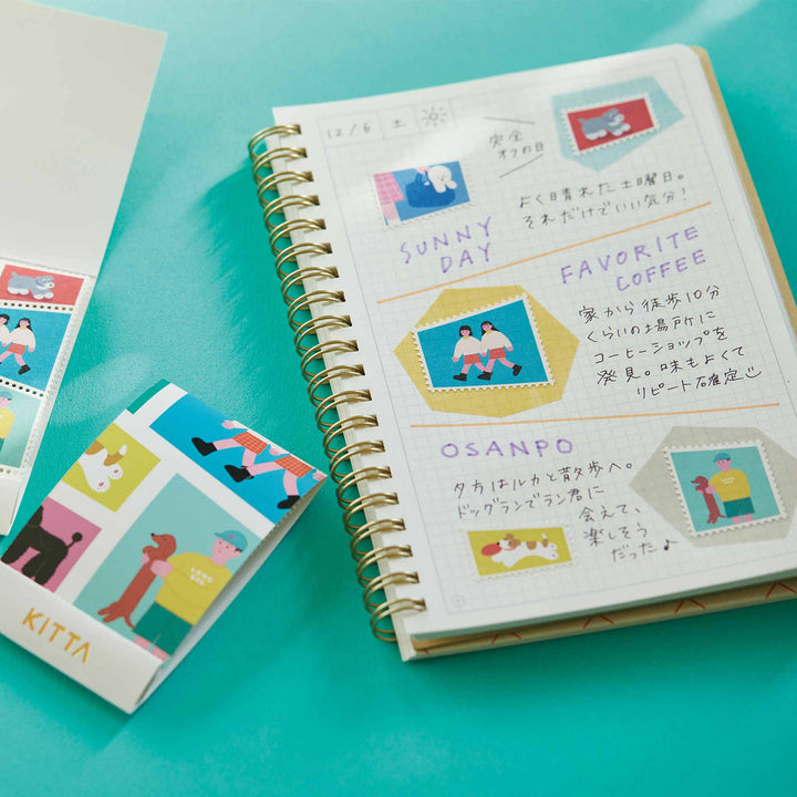 KITTA Special - Sticker sheet Doggy – usage example
