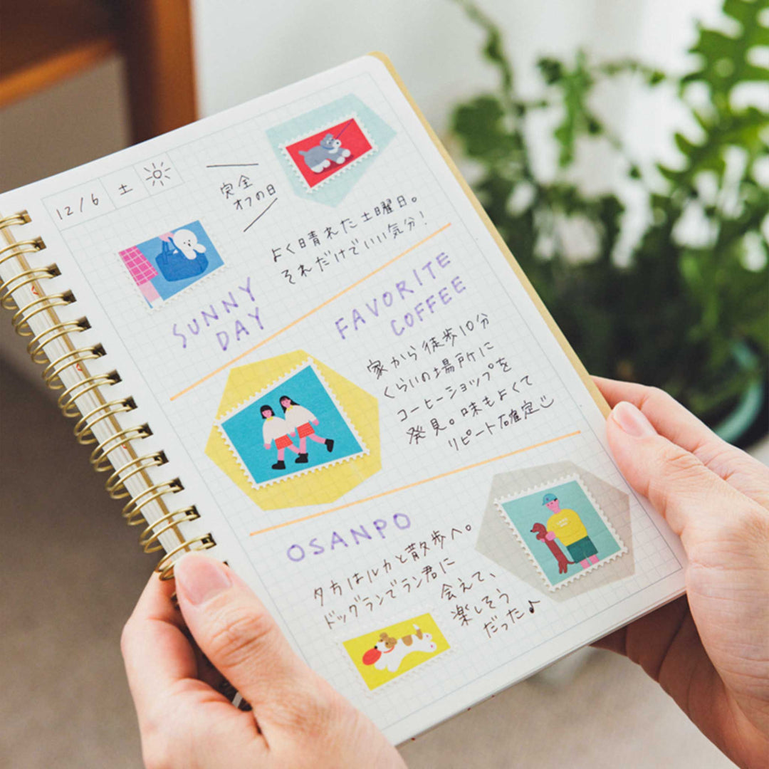 KITTA Special - Sticker sheet Doggy – usage example