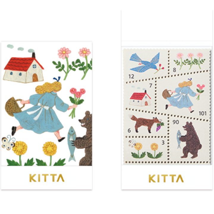 KITTA Special in Sticker sheet Forest Morning — KITTA decorative sticker — for journaling, planners and scrapbooking, at Cityluxe Singapore