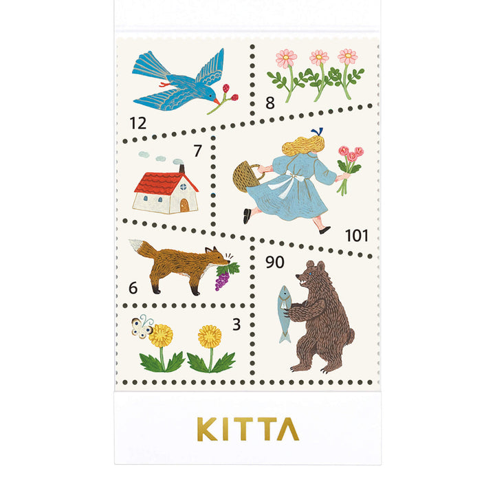 KITTA Special - Sticker sheet Forest Morning – detail view