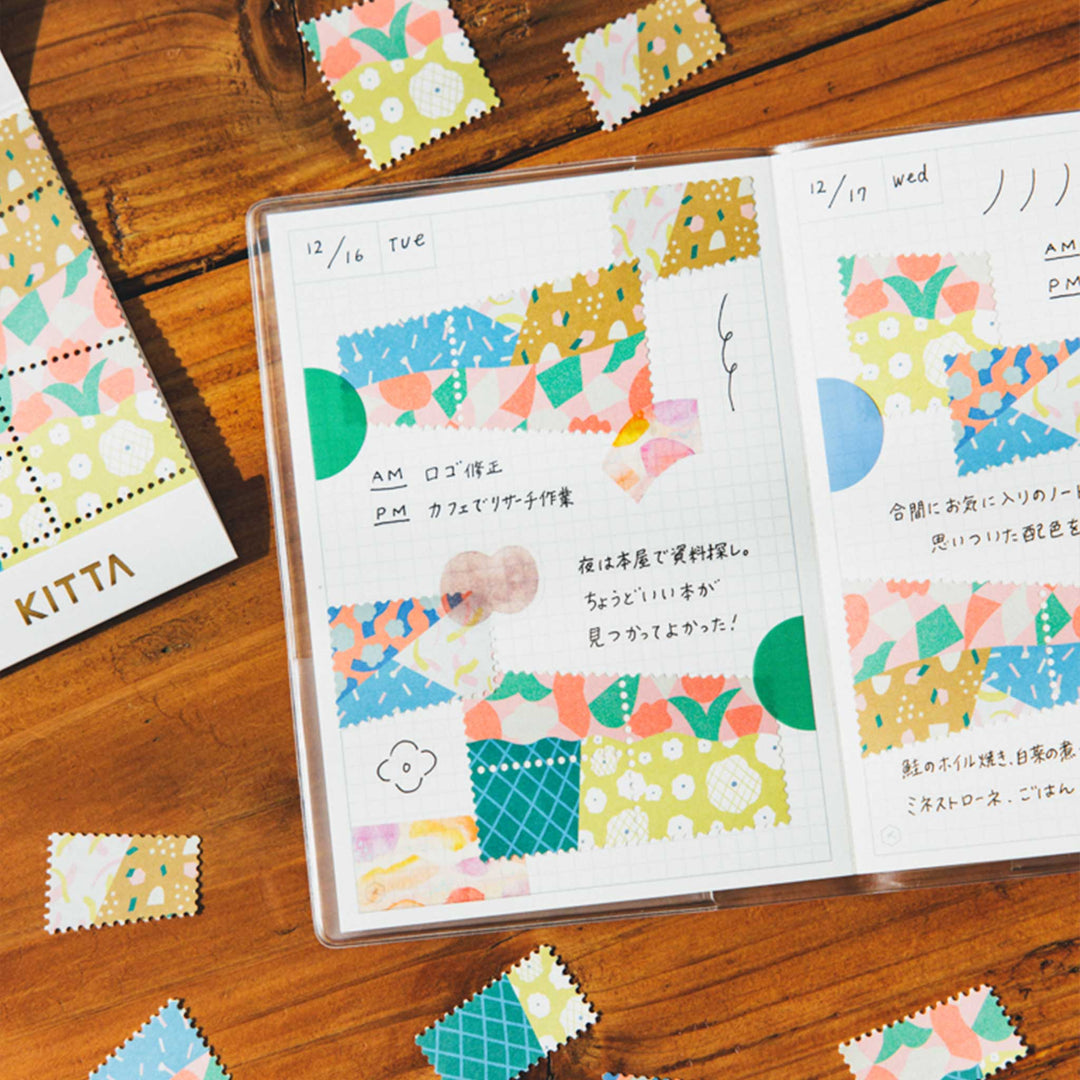 KITTA Special - Sticker sheet Patchwork – usage example