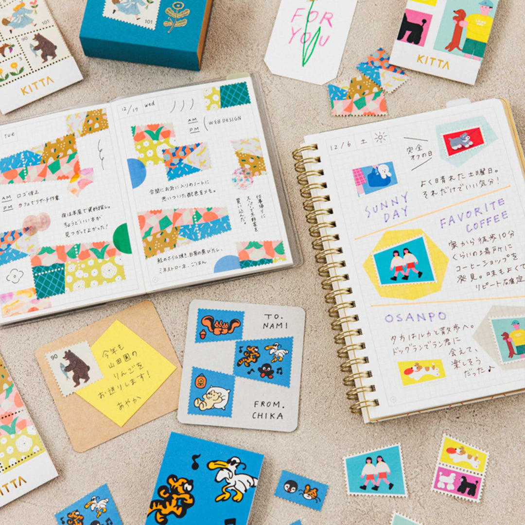 KITTA Special - Sticker sheet Patchwork – usage example