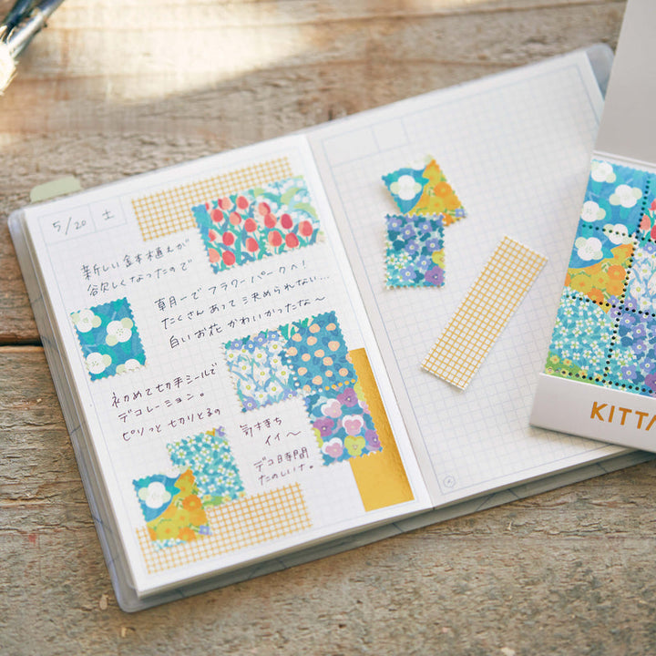 KITTA Special Masking Seal Sticker - Garden – usage example