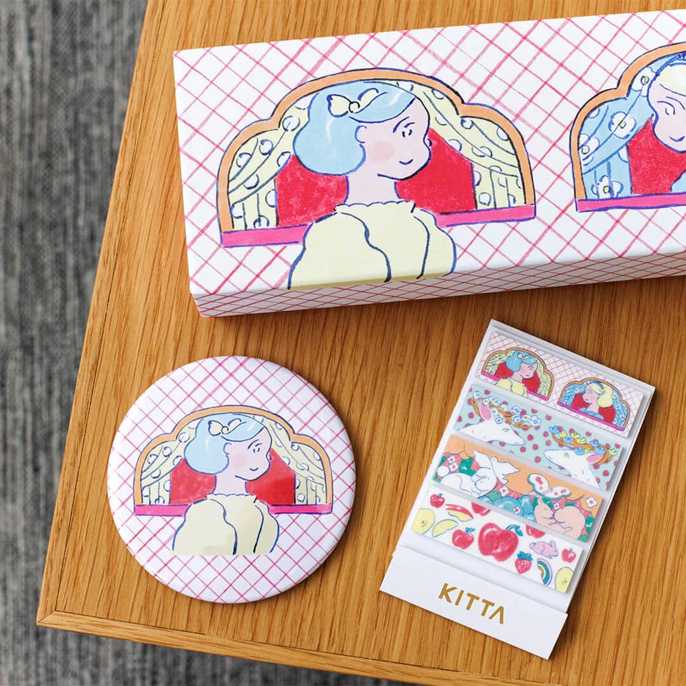 KITTA Masking Tape in Symmetry — KITTA masking tape — decorative paper tape for journaling and scrapbooking, at Cityluxe Singapore