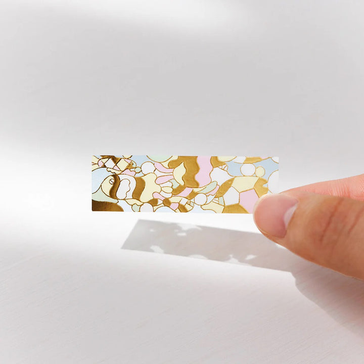 KITTA Masking Tape - Clear Stained Glass (Gold Foil)