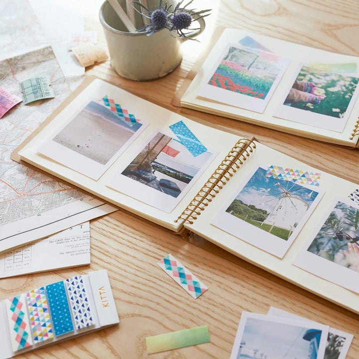 KITTA Masking Tape in Photo 2 — KITTA washi tape — decorative Japanese paper tape for journaling, at Cityluxe Singapore