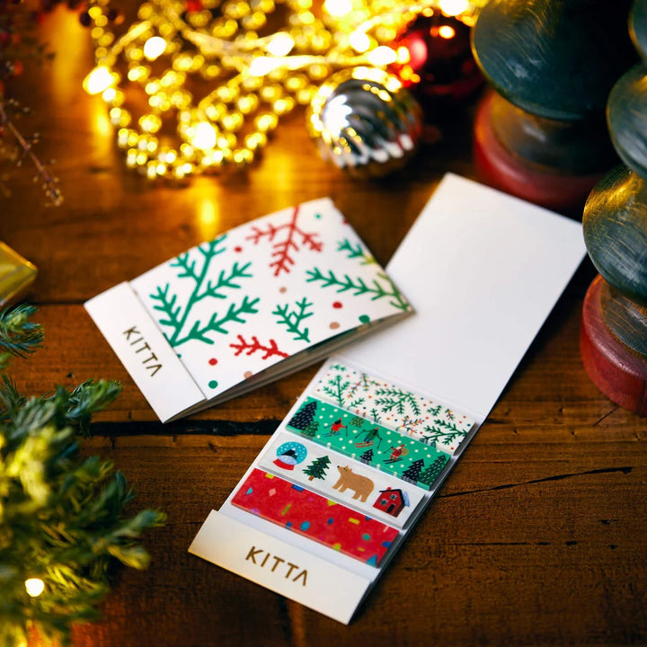 KITTA Limited Edition Masking Tape in Christmas — KITTA masking tape — decorative paper tape for journaling and scrapbooking, at Cityluxe Singapore