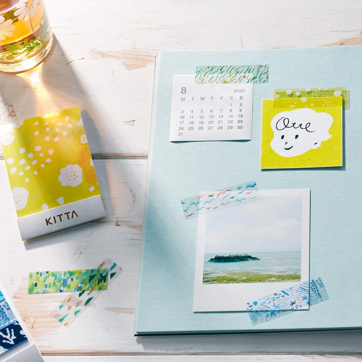 KITTA Masking Tape in Clear Glass — KITTA masking tape — decorative paper tape for journaling and scrapbooking, at Cityluxe Singapore