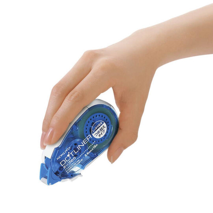 Kokuyo Dotliner Tape Glue Refill Tape Strong Adhesive in Blue