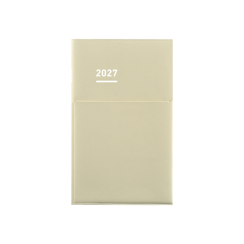 Kokuyo Jibun Techo Biz 2027 B6 Mini Slim Planner - Beige [Pre-Order]