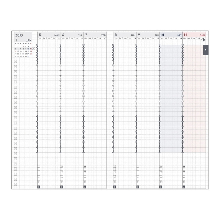 Kokuyo Jibun Techo Biz 2027 Mini Diary B6 Slim Refill [Pre-Order]