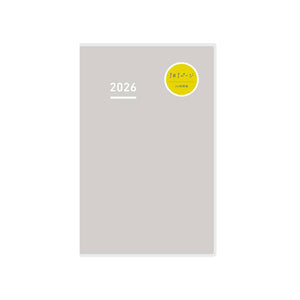 Kokuyo Jibun Techo DAYs 2026 A5 Slim Diary - SOUSOU Ivory [Pre-Order]