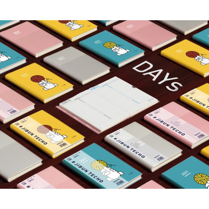 Kokuyo Jibun Techo DAYs Mini 2027 B6 Slim Diary - Gray [Pre-Order]